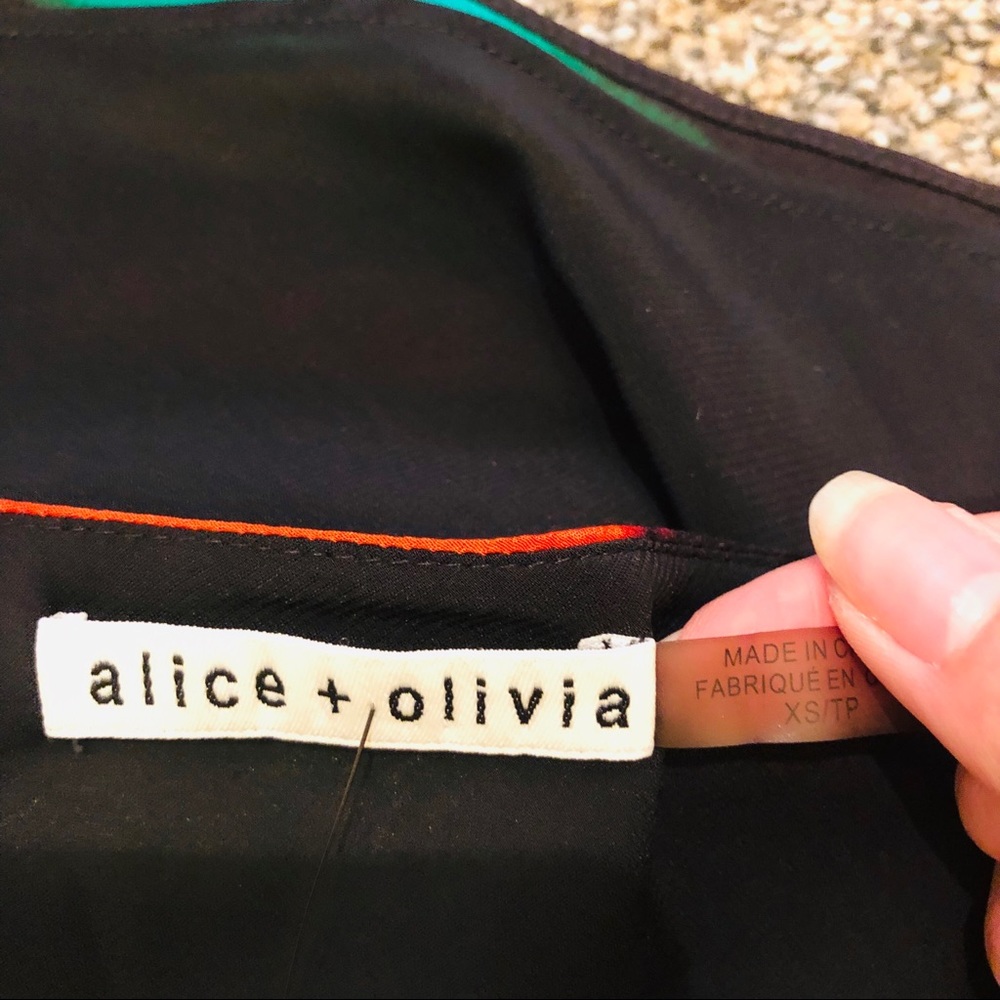 🎀SOLD🎀Alice + Olivia Harmon Rainbow Tie Dye Tank - Picture 8 of 8